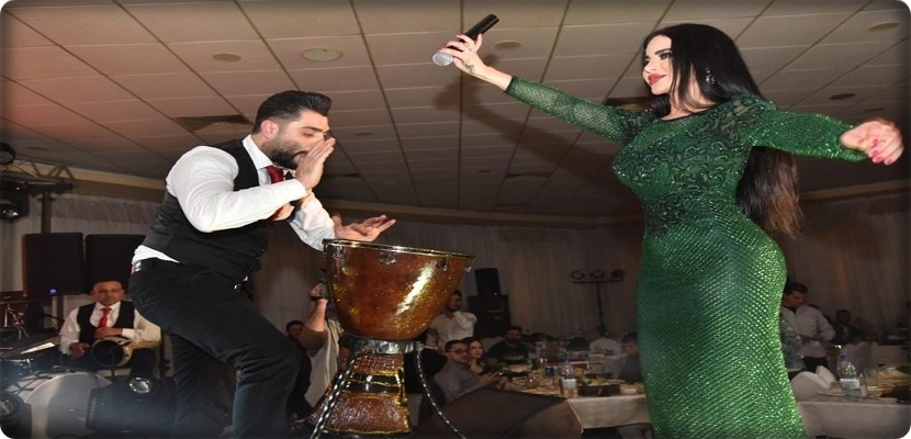 زفاف الفنانة اللبنانية ليال عبود في اللاذقية