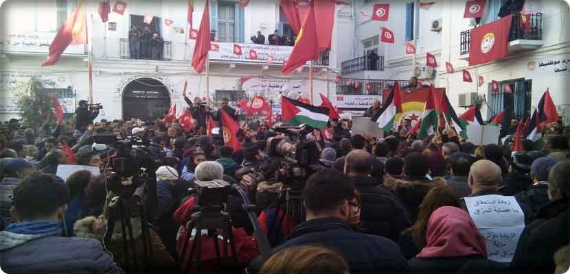 تونس: اتحاد الشغل ماض في التصعيد بإضراب جديد
