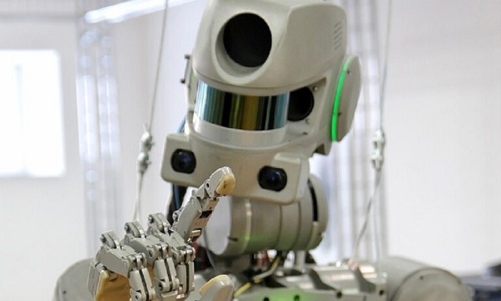 روبوت روسية بتقنية الذكاء الاصطناعي للتفاعل مع الرواد في الفضاء