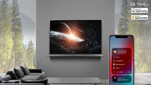" آل - جي " تضيف " AirPlay " و" HomeKit " لبعض أجهزة التلفاز لسنة 2018