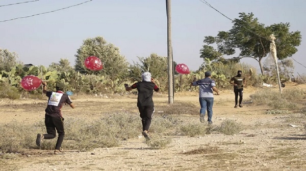تقرير: حماس توافق على وقف اطلاق البالونات الحارقة تجاه اسرائيل