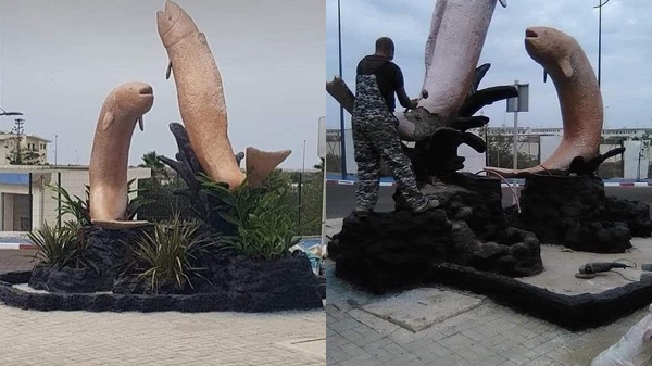 موجة غضب في مدينة المهدية بعد أن وضعت السلطات تماثيل لأسماك تم تشبيهها بالعضو الذكري